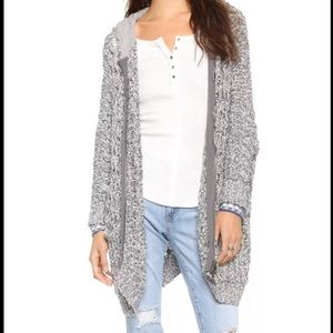 Free People Oversized ZipUp Sweater!